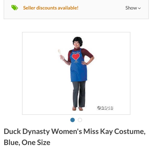 NWT* Miss Kay Robertson Costume 💙 Duck Dynasty 🦆 - Picture 2 of 3